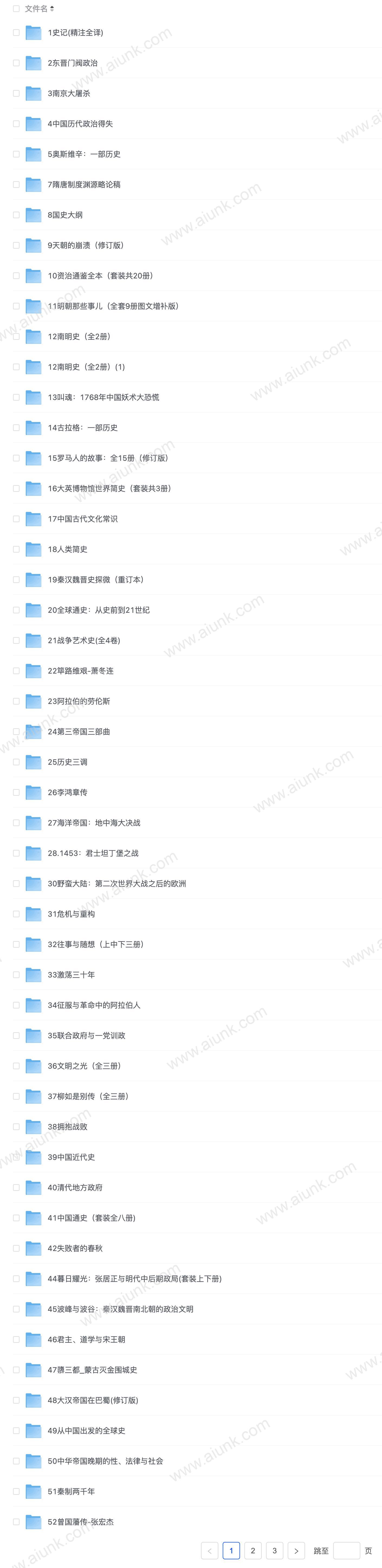 豆瓣历史书单100部精选 从古至今最值得阅读的经典