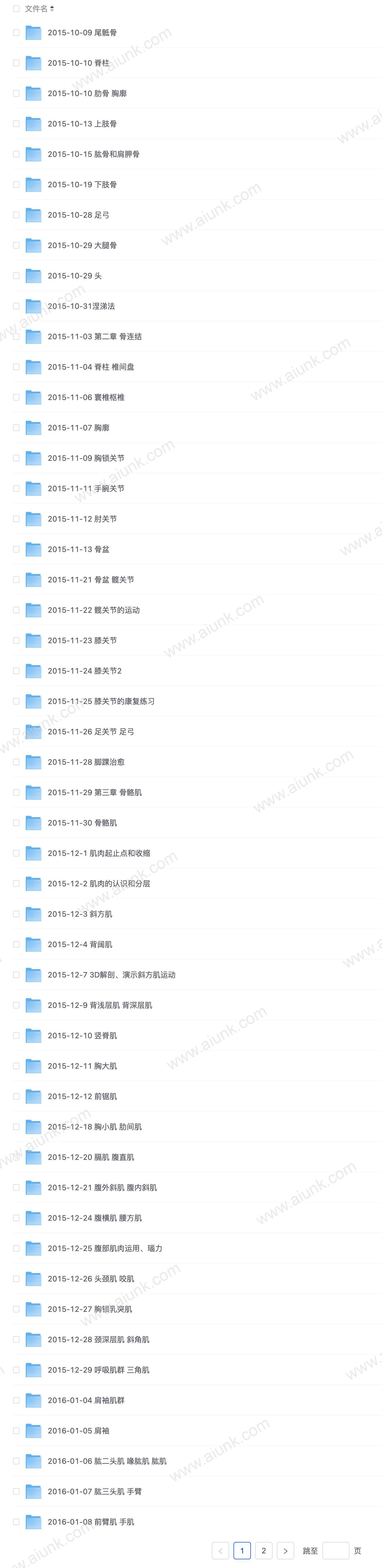登峰老师 运动解剖学图谱