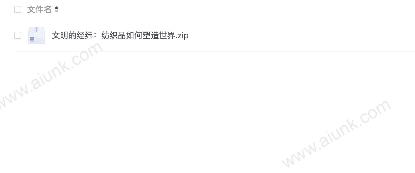 文明的经纬：纺织品如何塑造世界